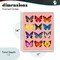 Stupell Industries Butterfly Species on Pink Framed Giclee, design by LISH Creative